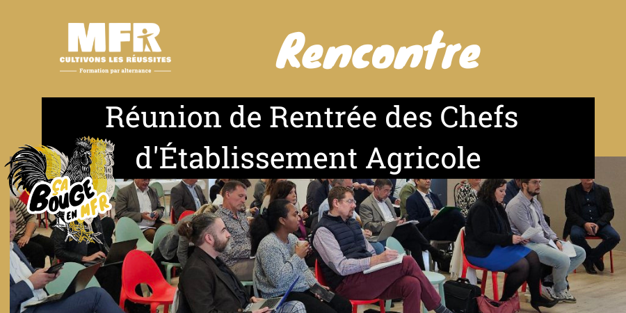 MFR grand est - rencontre SRDF CNEAP UNREP enseignement agricole